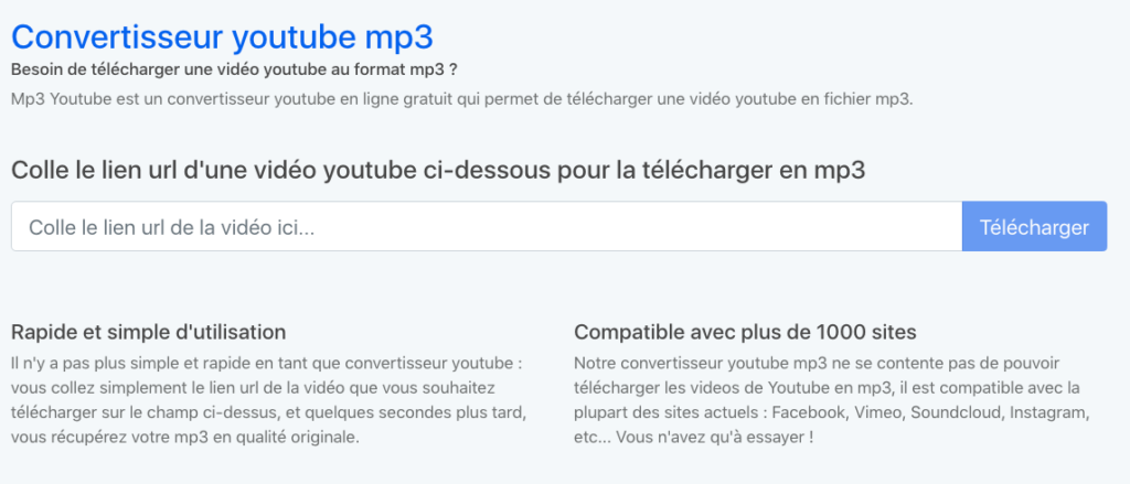 you tub convertisseur