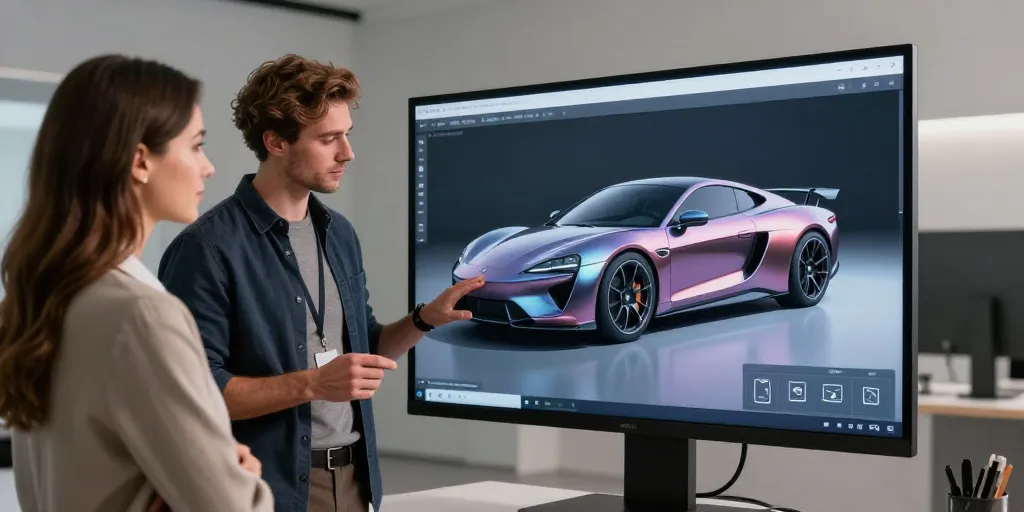 simulation covering voiture