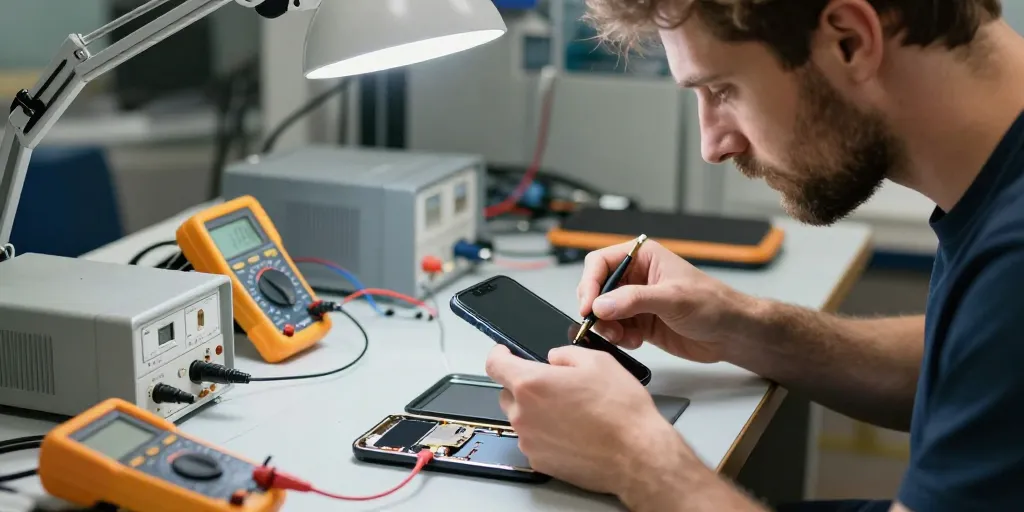 Comment un expert diagnostique-t-il un téléphone qui ne s'allume plus ?