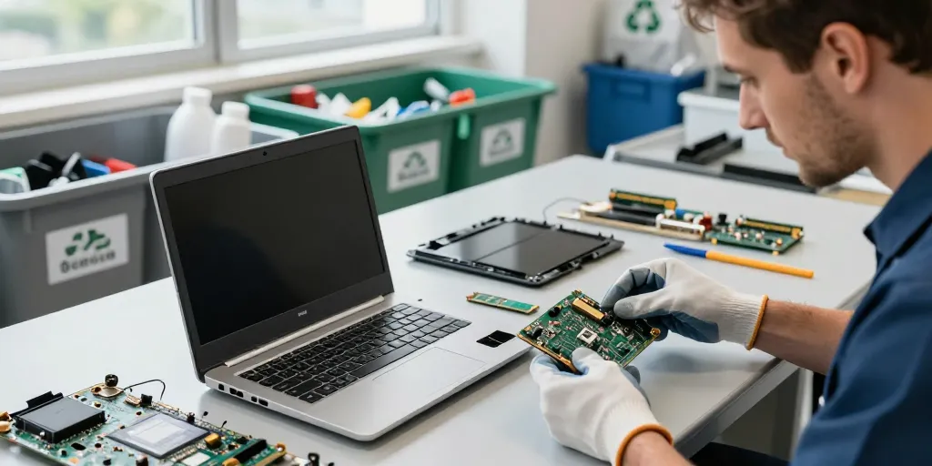 recyclage pc portable