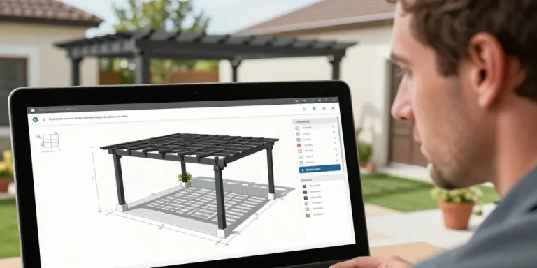 simulation pergola 3d